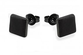 Ohr-Stecker Ohrringe 316 Edelstahl Schmuck, Eckig