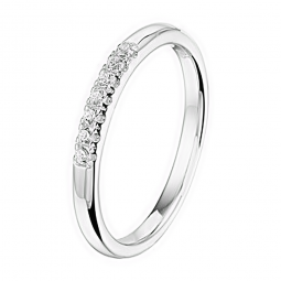 Verlobungsring - Vorsteckring - Memoirering aus 925 Sterlingsilber rhodiniert