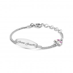 Kinder ID-Armband 925 Silber