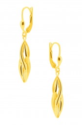 Ohrringe Hänger Brisuren Gold 585