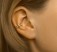 Damen Ear Cuff Twin Kugeln 925 Silber