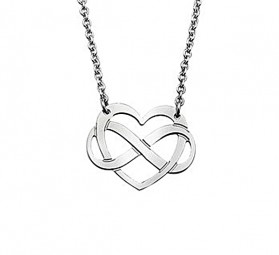 Collier Herz Infinity 925 Silber
