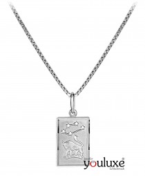 Anhänger Sternzeichen Stier 925 Sterling Silber rhodiniert