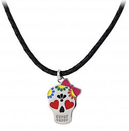 Totenkopf Damen Anhänger 925 silber