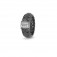 Ring Ben Small Black Rhodium Silber