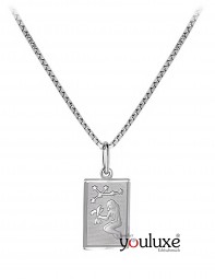 Sternzeichen Jungfrau - Anhänger 925 Silber rhodiniert