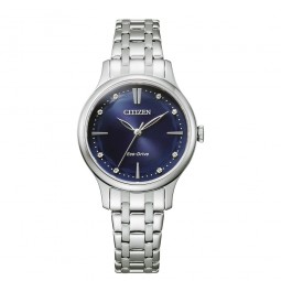Citizen Elegant Damenuhr EM0890-85L Eco Drive mit Swarovski Steinen