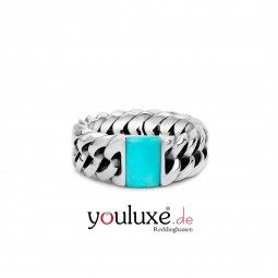 BUDDHA TO BUDDHA RING CHAIN STONE TURQUOISE