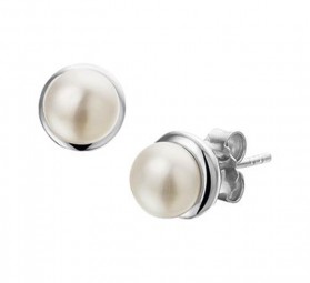 Ohrschmuck - Damen-Perlschmuck - Ohrstecker 925 silber