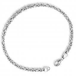 Herren Königsarmband 4,5 mm 925 Silber