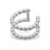 Ear Cuff Twin Kugeln 925 Silber