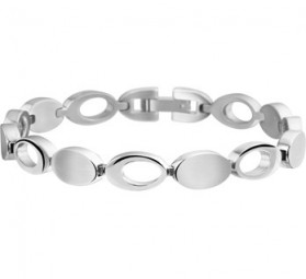 Damen Armband Armreif 316 Edelstahl-Gliederarmband