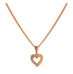 Herz Anhänger Rosegold 585 (14 Karat) gold