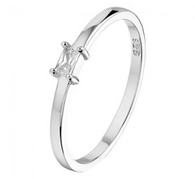 Damenring Verlobungsring-Vorsteckring Silber 925 rhodiniert