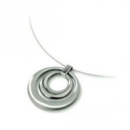 Boccia Anhänger Titanium Teil mattiert