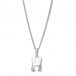 Anhänger Alphabet Buchstabe H massiv echt Silber