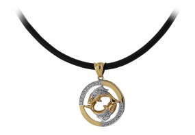 Sternzeichen Anhänger Fische 14 Karat Gold 585