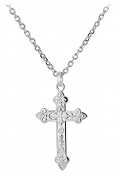Filigraner Kreuz Anhänger 925 Sterlingsilber