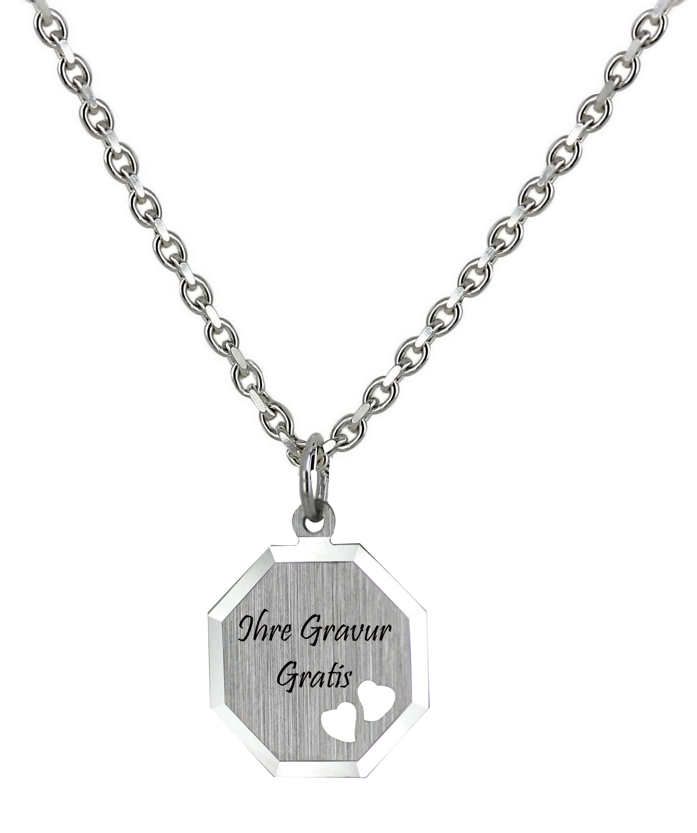 Gravurplatte Herz Mit Pferd, 925er Sterling Silber, Persönliche Gravur, NEU - Österreich