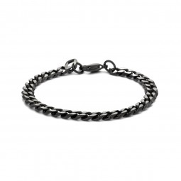 Panzer Herren Armband ion plating Schwarz