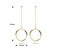 Lange 585 Gold Gelbgold Ohrringe Ohrstecker Goldohrringe