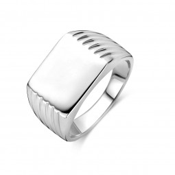 Personalisierte Siegelring Herrenring mit Gravur 925 Silber