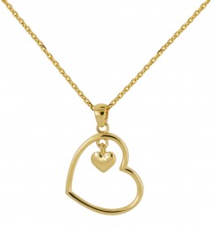 Goldanhänger Herz 585 Gold Kettenanhänger