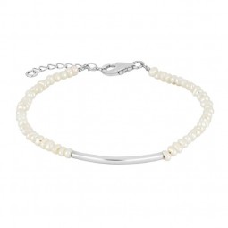 Perlenarmband Zuchtperle Damen Armband 925 Silber