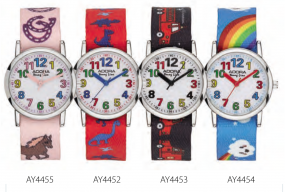 Kinderuhr | für Mädchen mit Nylonband