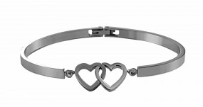 Boccia Titanium Schmuck, Armreif, Titan, 03012-01 Doppelherz