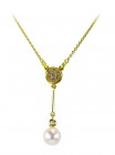 Damen-Collier 585 Gelbgold mit Zirkonia Damen-Collier 585 Gelbgold mit Zirkonia