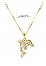 Delfin Anhänger 585 Gold