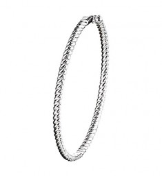 Damen Armreif Armschmuck aus 925 Echt Silber Sterlingsilber rhodiniert oval