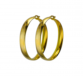 Damen Ohrschmuck 585 Gelbgold Creolen groß