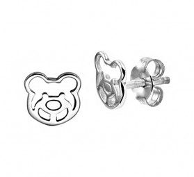 Kinder Mädchen Ohrstecker Bär Bärchen 925 Silber