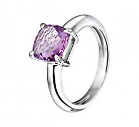 Damen Ring mit echten Amethyst 925 Sterlingsilber