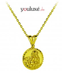 Schutzengel Anhänger echt 585 Gold 14 Karat