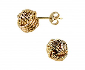 Ohrstecker Gold Knoten 585