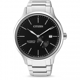 Citizen Herren Analog Mechanik Uhr mit Titan Armband NJ0090-81E