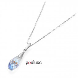 Damen-Kette mit Anhänger Tropfen 925 Sterlingsilber: