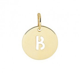 Gold Buchstaben Anhänger Buchstabe - B - Initialen - Gold 585