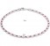 Armband Tennisarmband rote rubin Zirkonia 925 Silber rhodiniert 18 cm
