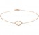 Damen Zarte Armband mit Herz 585 Rosegold
