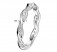 Knoten Ring Damen Verlobungsring mit Zirkonia Stein Silber 925