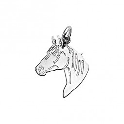 Anhänger Pferdekopf Silber 925