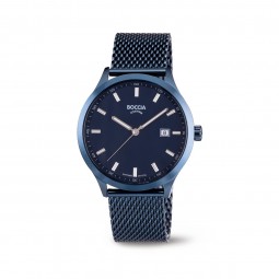 Boccia Titanium Herrenuhr mit ultrakratzfestem Saphirglas 3614-05
