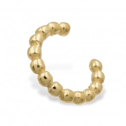 Ear Cuff Kugeln Silber 925/000 vergoldet