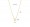 : Sechseck-Collier 585 Gold : Sechseck-Collier 585 Gold geometrische Schmuck