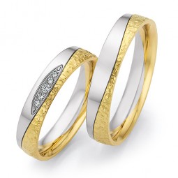 Eheringe Platin Gelbgold Honeymoon Ruesch 66/67070 & 66/67080