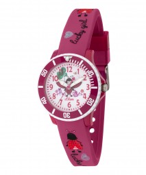s.Oliver Marienkäfer Kinder-Armbanduhr Analog Quarz SO-3726-PQ